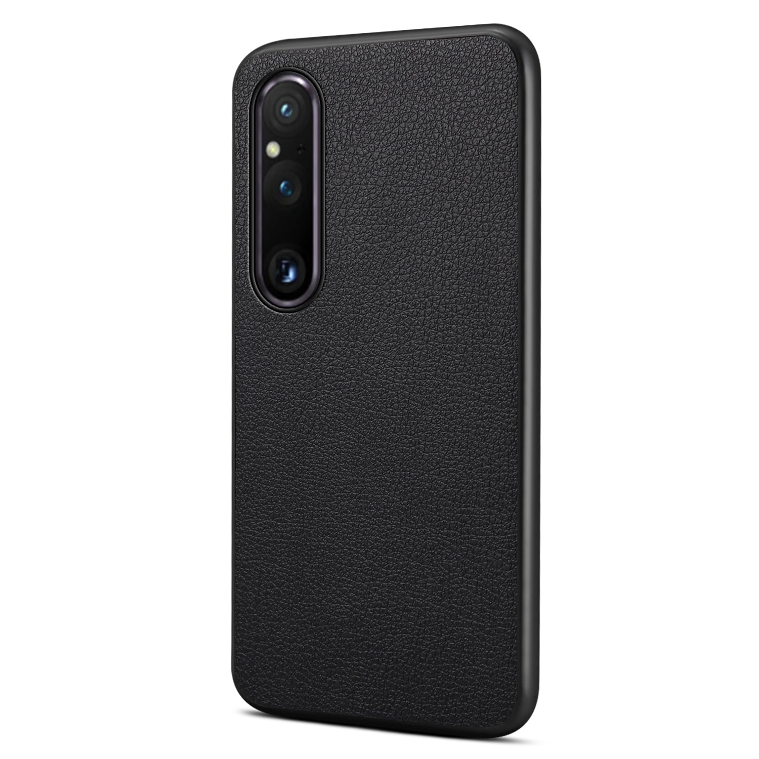 For Sony Xperia 1 V Phone Case Anti-scratch Calf Texture PU Leather Coating Back Cover For Sony Xperia 1 V Phone Case Anti-scratch Calf Texture PU Leather Coating Back Cover